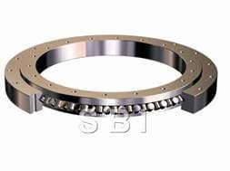 SBI four point contact ball slewing bearing with flange
